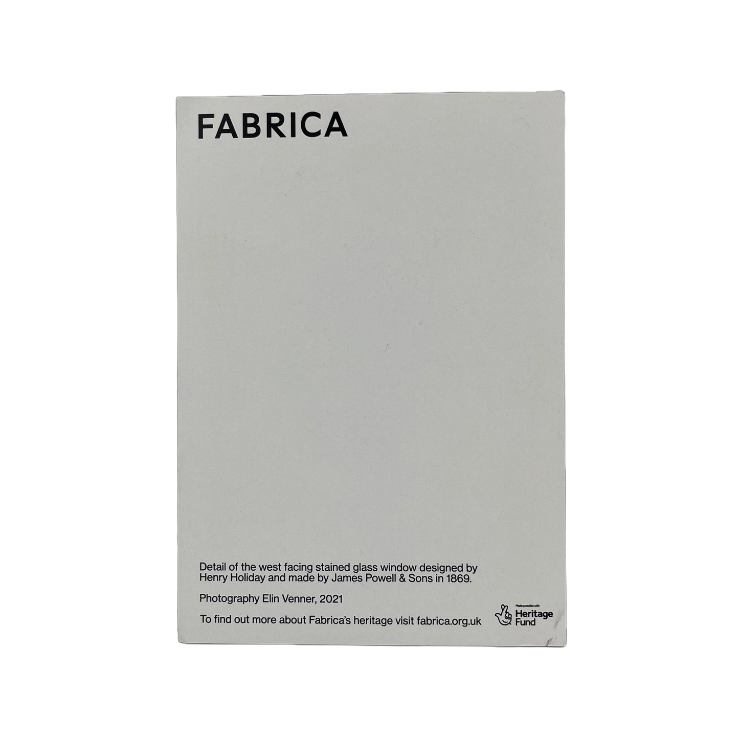 Fabrica Post Card (set of 6)