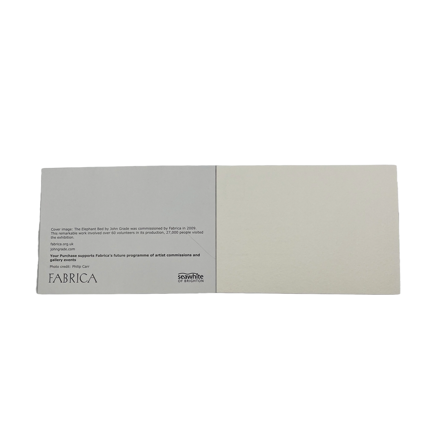 Fabrica Post Card Sketchbook