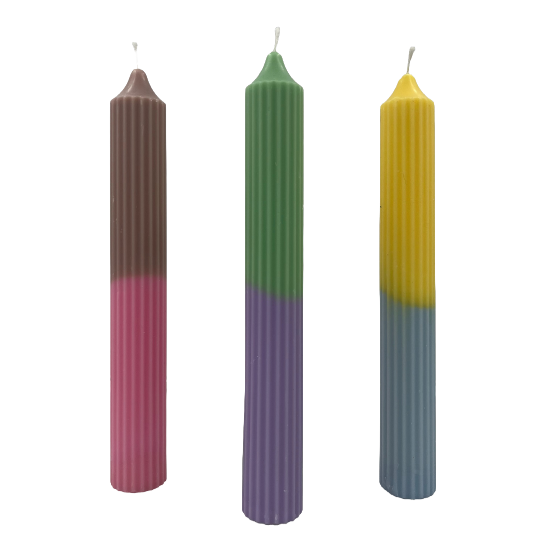 Two-Toned Candles