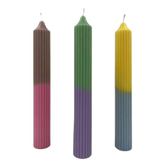 Two-Toned Candles