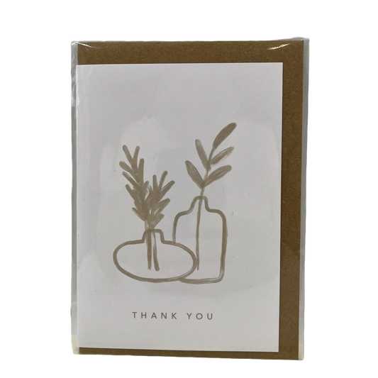 Thank You Vase Card